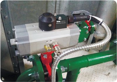 Датчики для контроля поворотной запорно-регулирующей арматуры