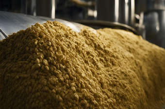 Подача зерна из танка, силоса и бункера элеватора в производстве пива