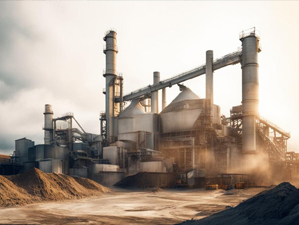 Пуск/остановка потока продукта в цементной промышленности