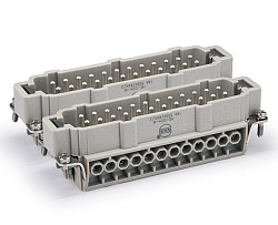 Контактная вставка промышленного разъема Velledq HE-024-M(25-48)