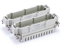 Контактная вставка промышленного разъема Velledq HE-024-MC(25-48)